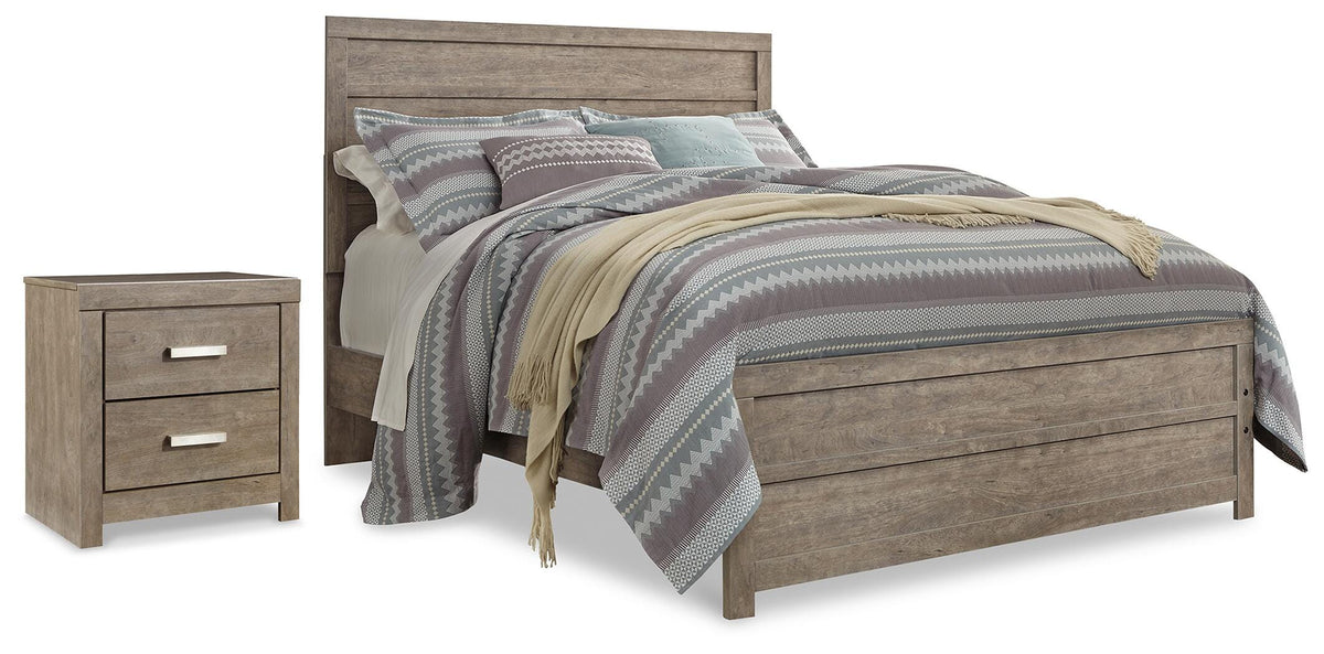 Culverbach Panel Bed Set - Queen, Nightstand