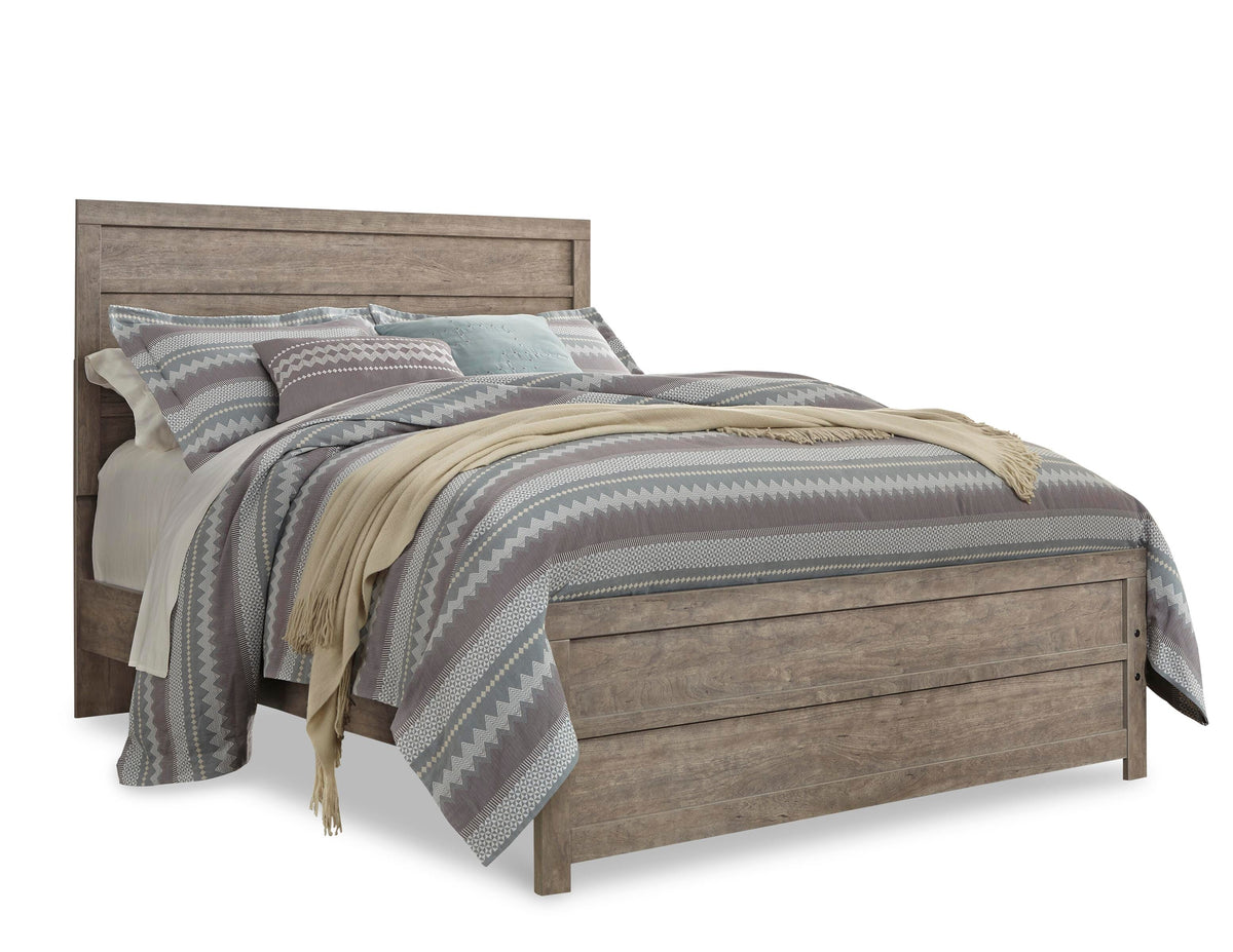 Culverbach Panel Bed Set - Queen, 2 Nightstands