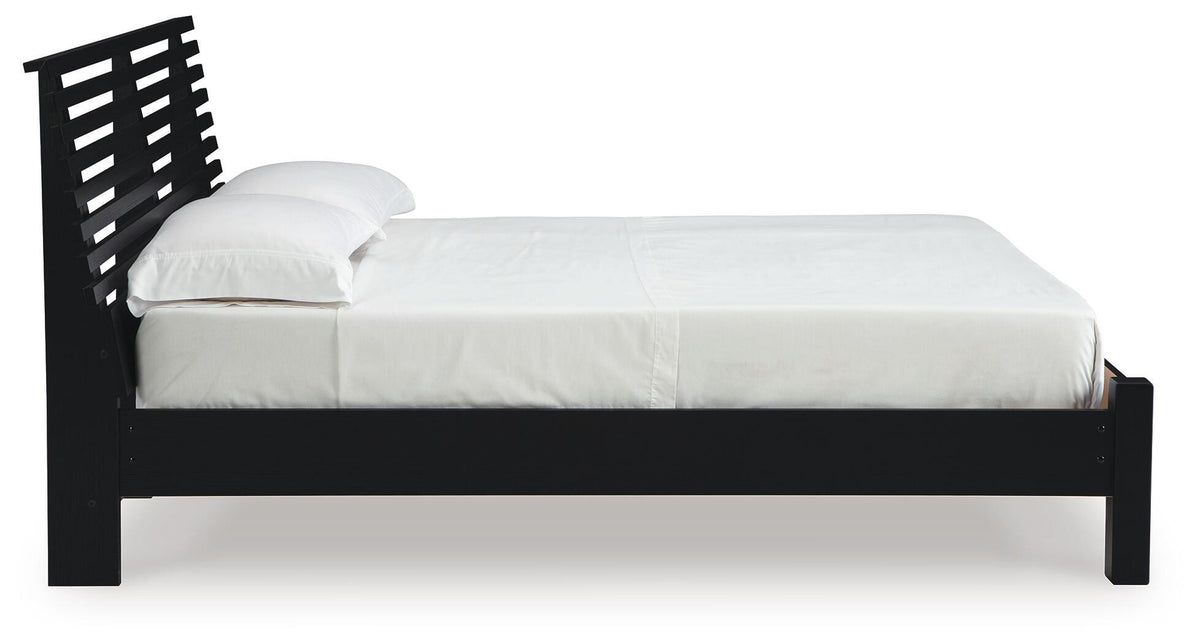 Danziar Queen Slat Panel Bed