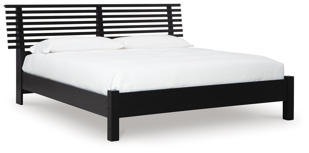 Danziar Queen Slat Panel Bed
