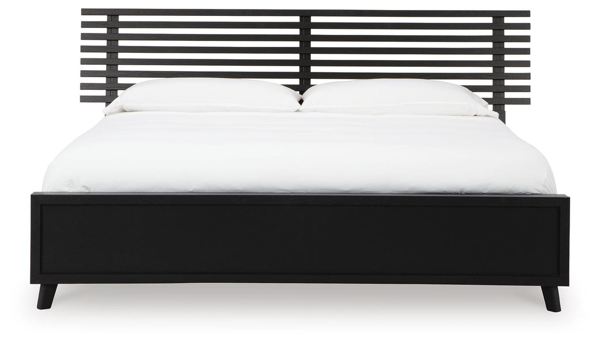 Danziar Queen Slat Panel Bed