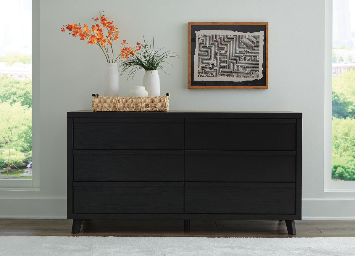 Danziar Queen Panel Bed, Dresser and Nightstand