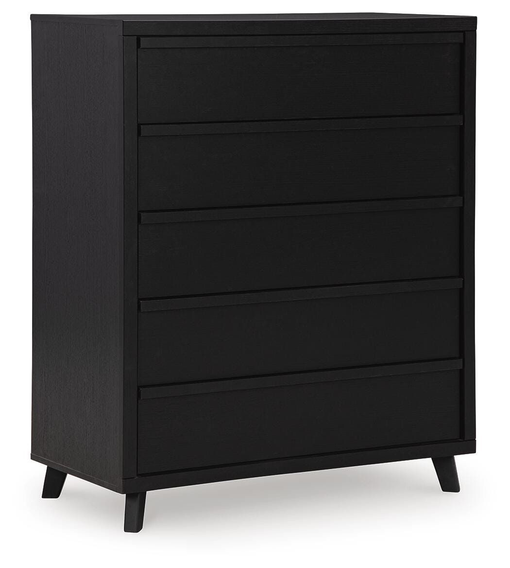 Danziar Queen Bed, Dresser, Mirror, Chest and Nightstand