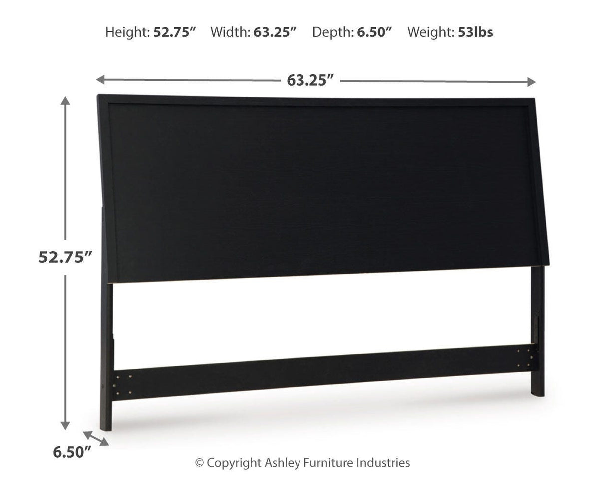 Danziar Panel Headboard Set - Queen, Dresser and Mirror