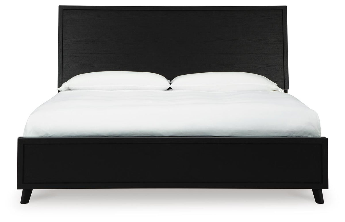Danziar King Panel Bed, Dresser, Mirror and Nightstand