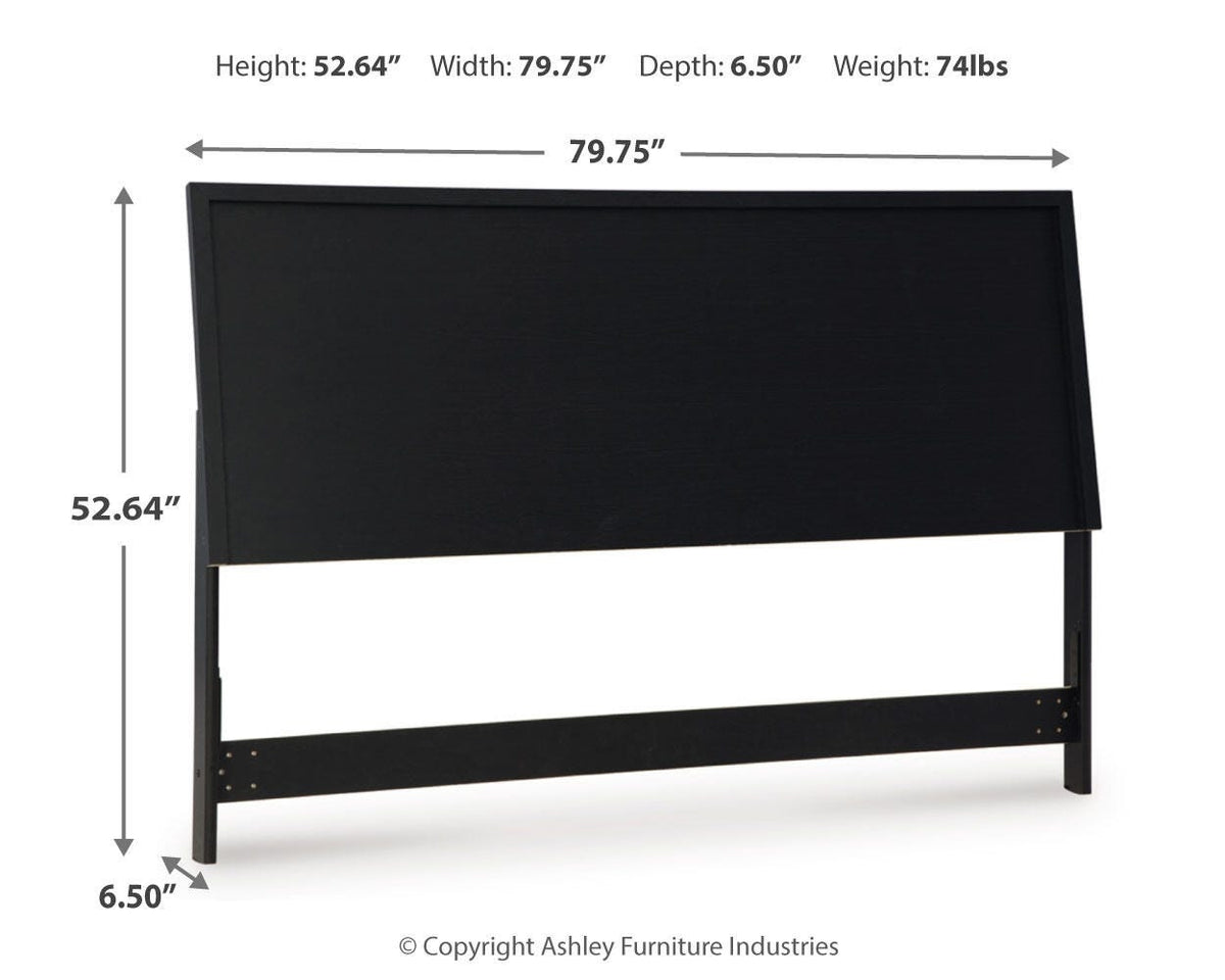 Danziar Panel Headboard Set - King, Dresser and Mirror