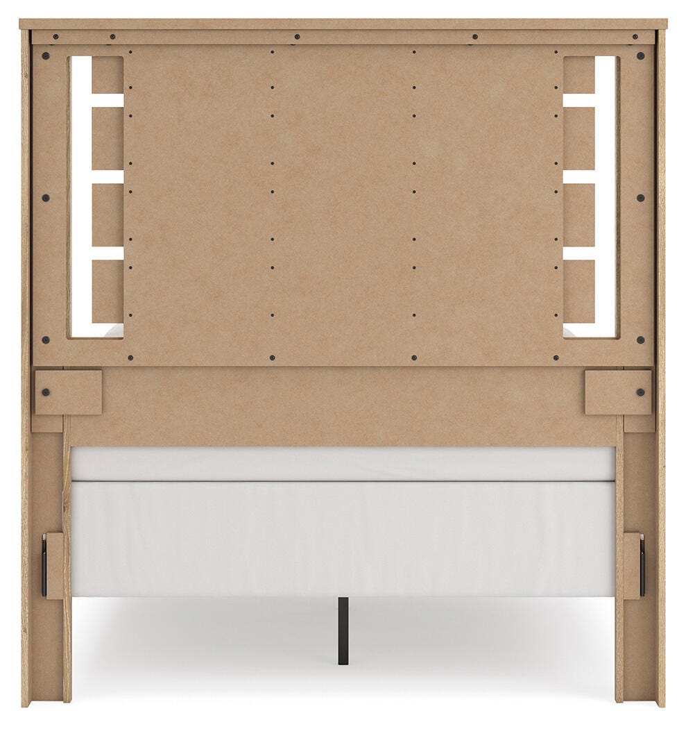 Brozmont Full Panel Bed, Dresser and Mirror