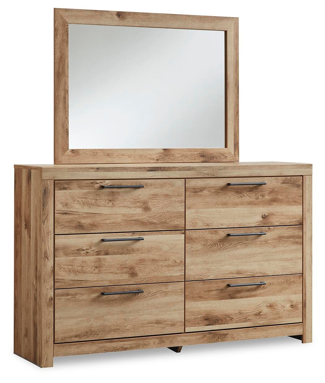Hyanna Queen Panel Storage Bed, Dresser, Mirror, Chest and 2 Nightstands