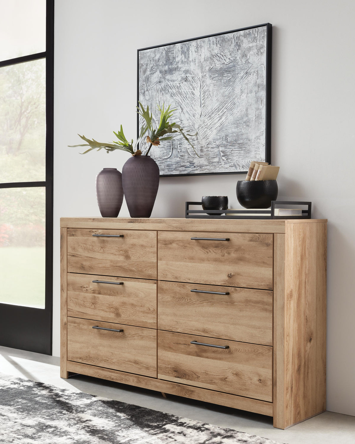 Hyanna King Panel Storage Bed and Dresser