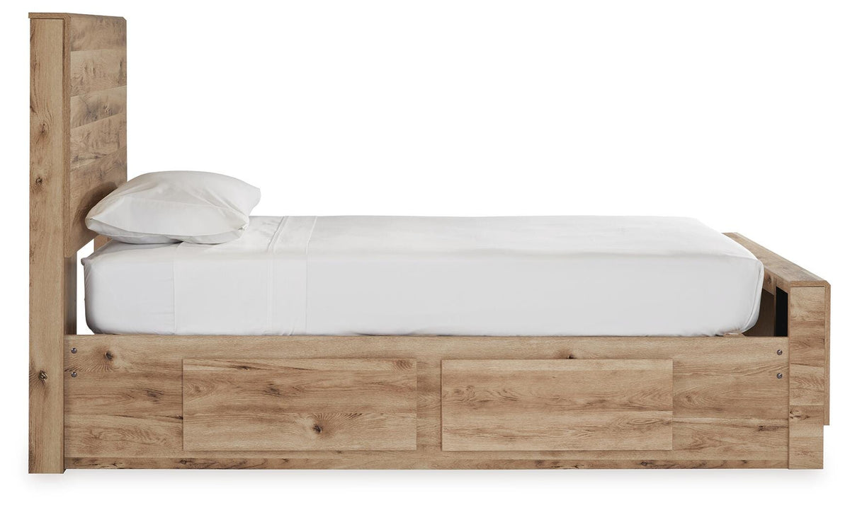 Hyanna Queen Panel Bed with 2 Side Storage