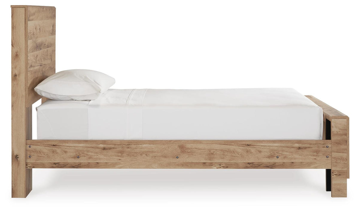 Hyanna Twin Panel Bed, Dresser and Mirror