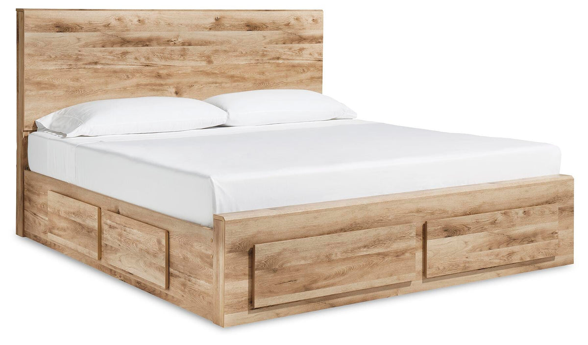 Hyanna King Panel Storage Bed and Dresser