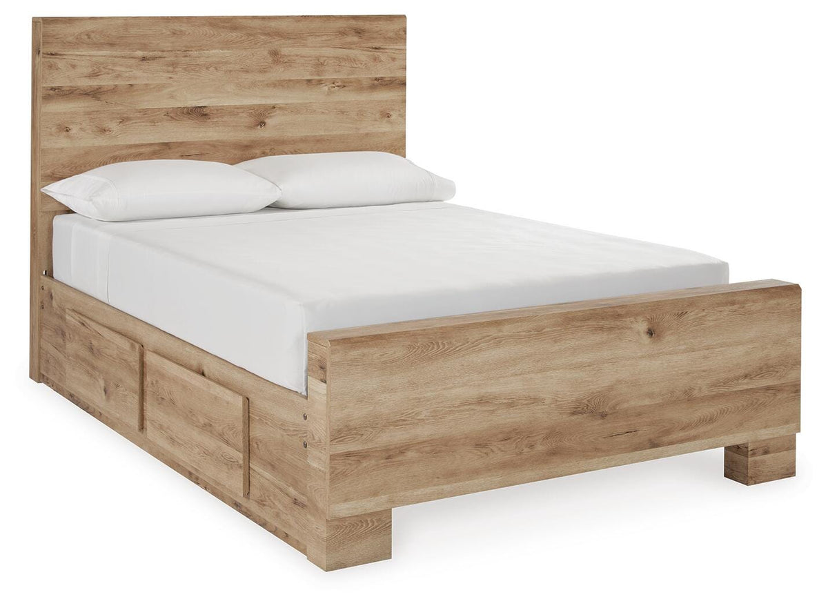 Hyanna Queen Panel Bed with 2 Side Storage