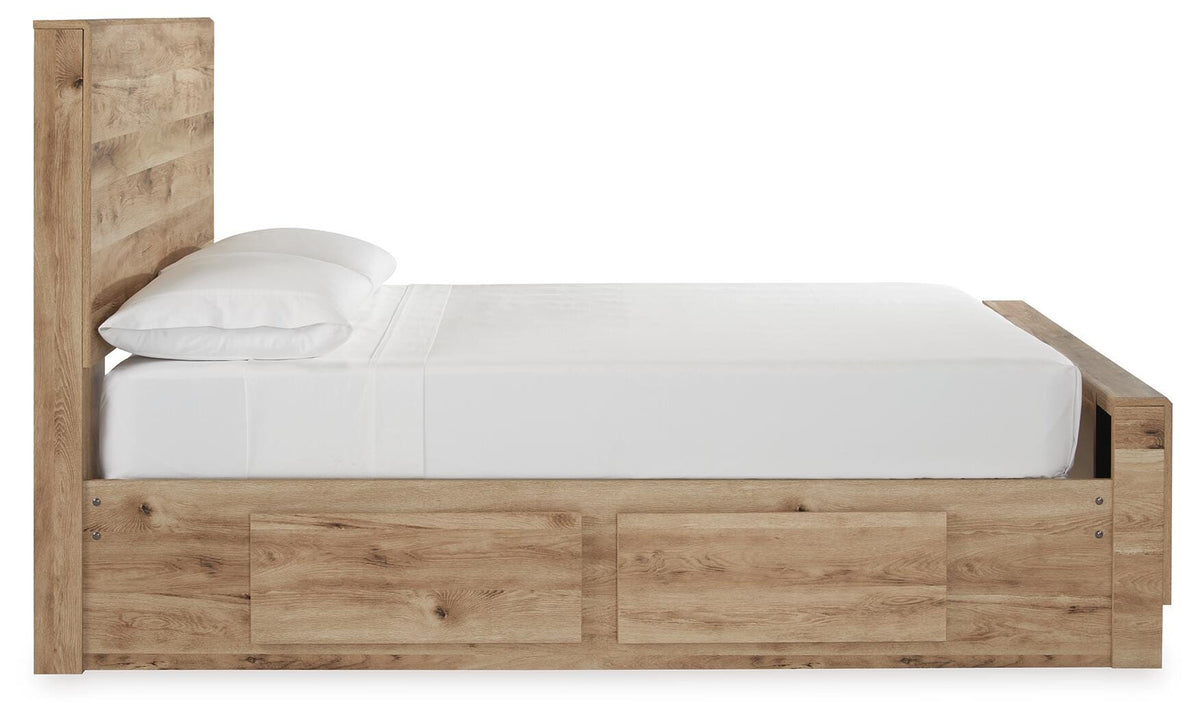 Hyanna Queen Panel Bed with 2 Side Storage