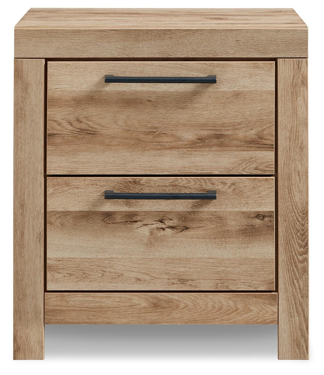 Hyanna Queen Panel Bed and Nightstand