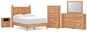 Aleaport Full Panel Bed, Dresser, Mirror, Chest and Nightstand
