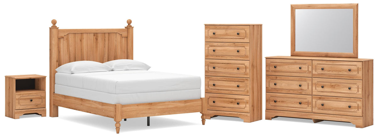 Aleaport Full Panel Bed, Dresser, Mirror, Chest and Nightstand