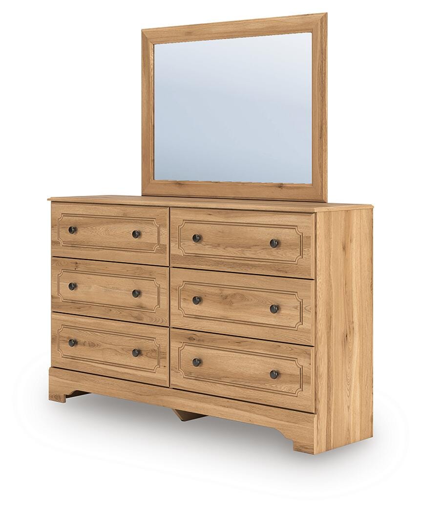 Aleaport Full Panel Bed, Dresser and Mirror