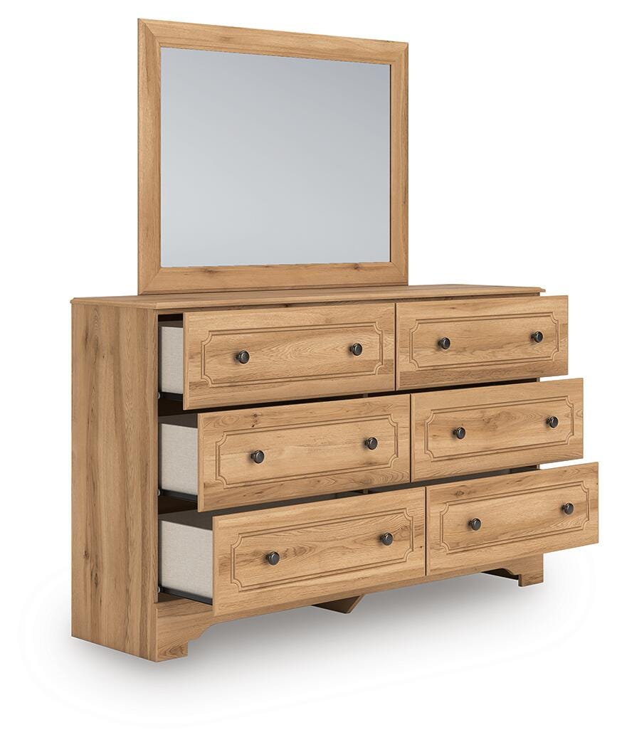 Aleaport Full Panel Bed, Dresser and Mirror