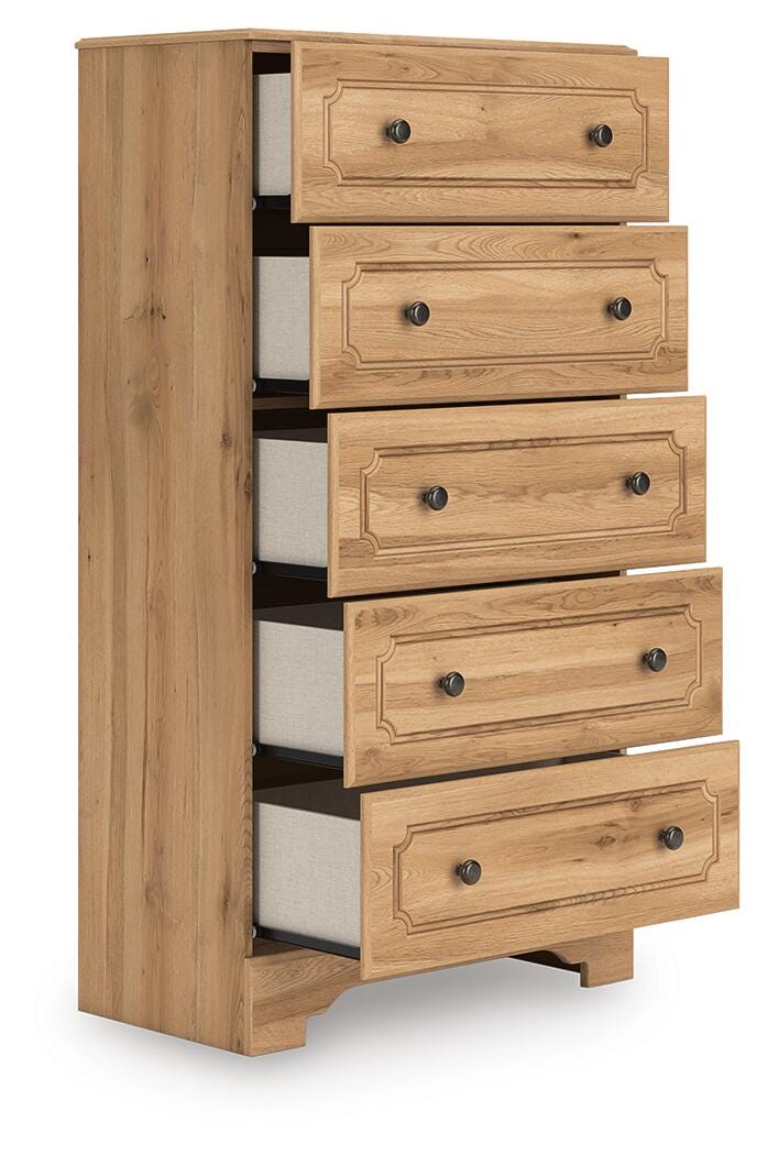 Aleaport Full Panel Bed, Dresser, Mirror, Chest and Nightstand