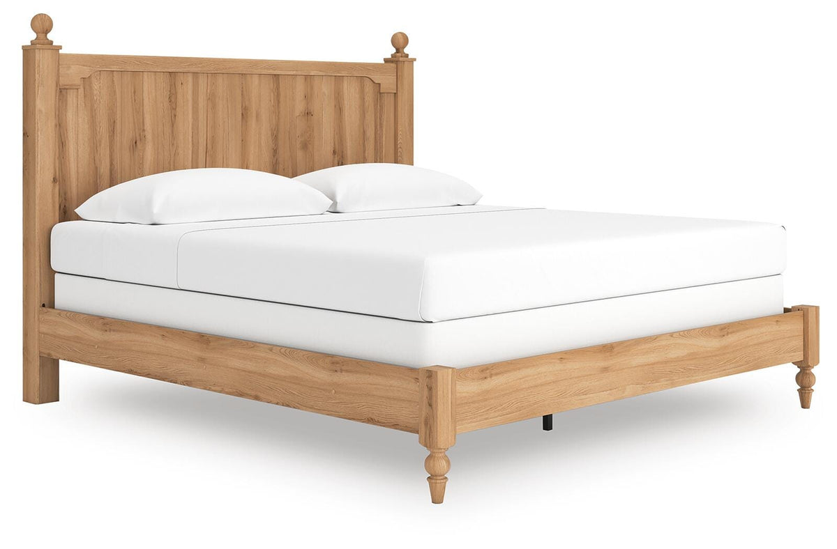 Aleaport King Panel Bed, Dresser, Mirror and Nightstand