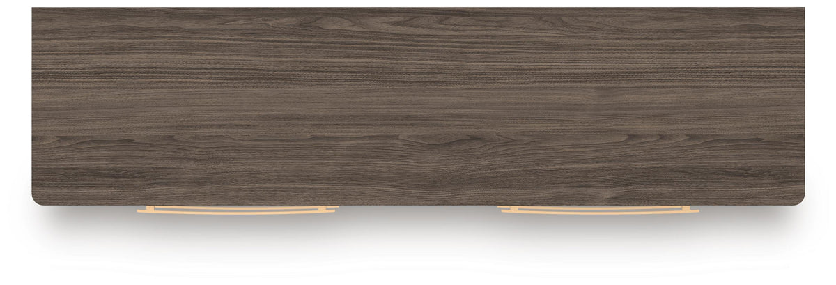 Kendanport King Upholstered Bed, Dresser and Nightstand