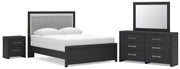 Maeling Queen Panel Bed, Dresser, Mirror and Nightstand