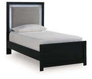 Maeling Queen Upholstered Panel Bed