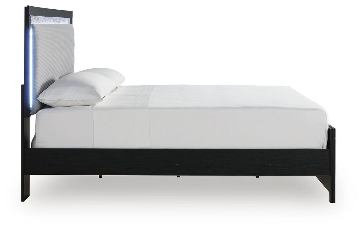 Maeling Queen Upholstered Panel Bed