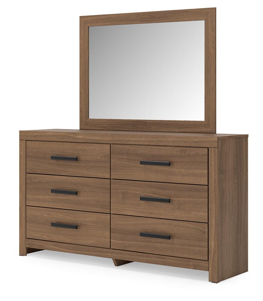 Broachmyn Queen Panel Bed, Dresser, Mirror and Nightstand