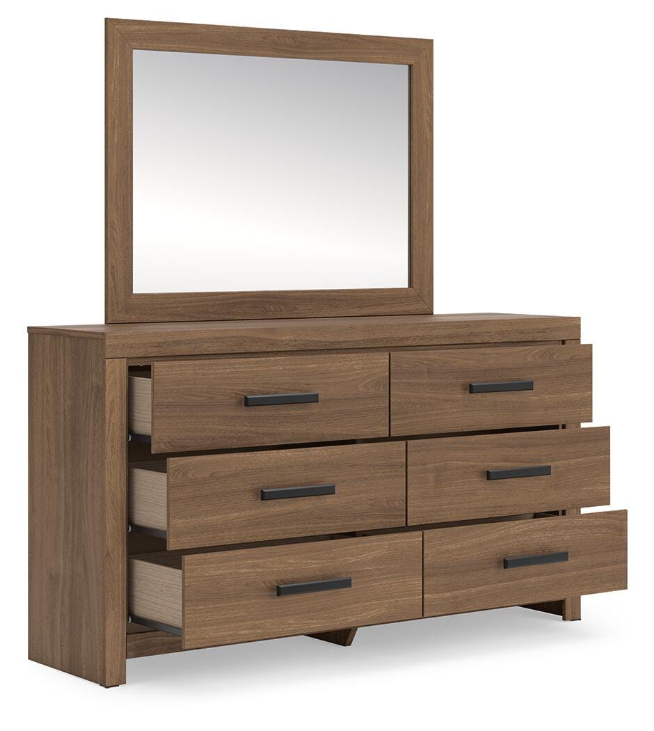Broachmyn Twin Panel Bed, Dresser and Mirror