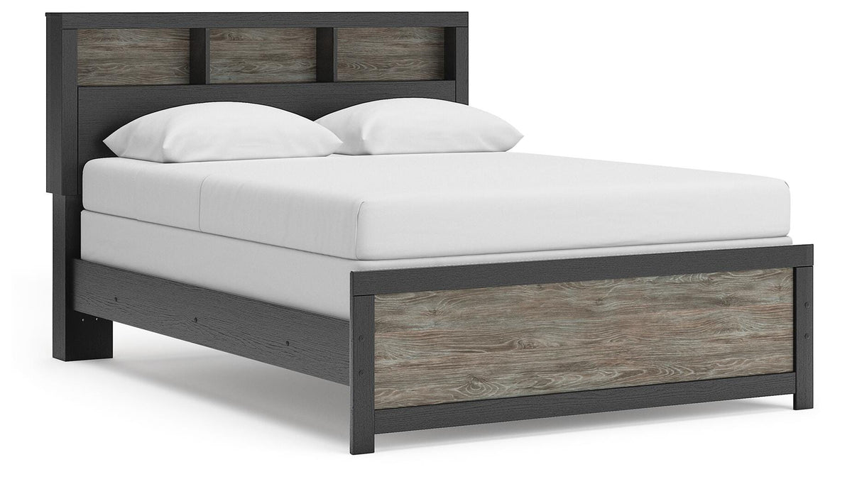 Broachmyn Queen Bookcase Bed, Chest and Nightstand