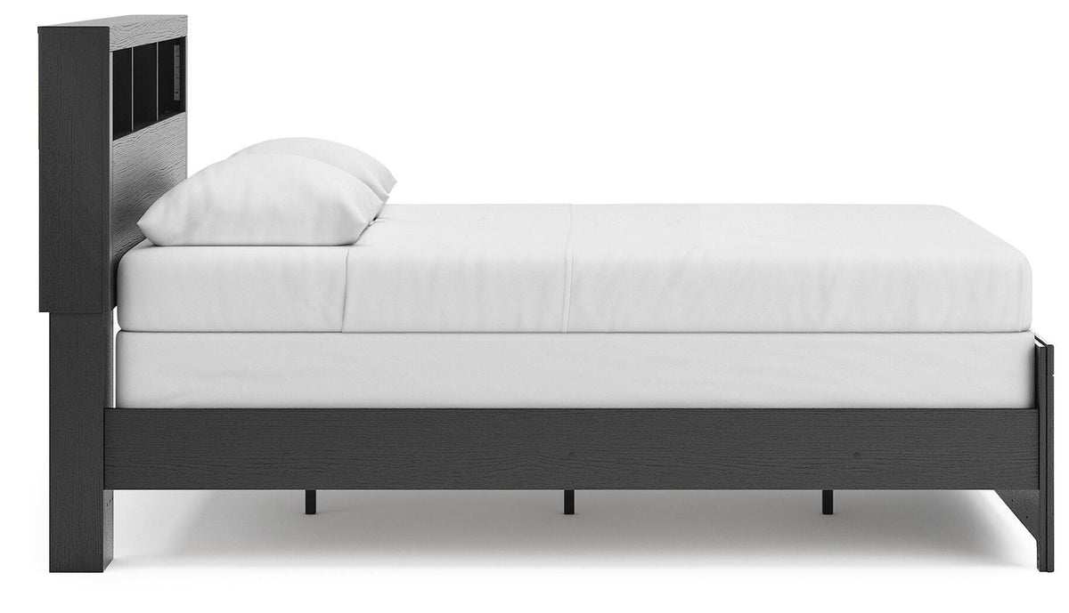 Broachmyn Queen Bookcase Bed, Chest and Nightstand