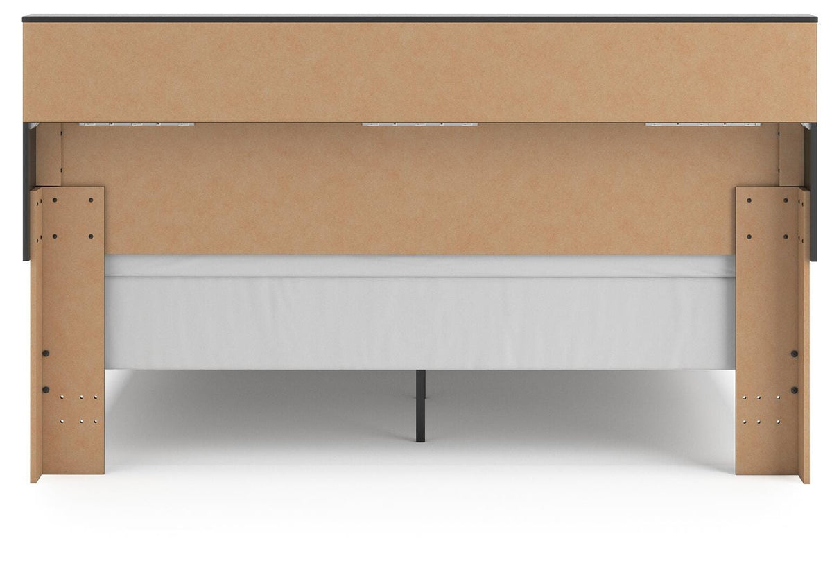 Broachmyn King Bookcase Panel Bed