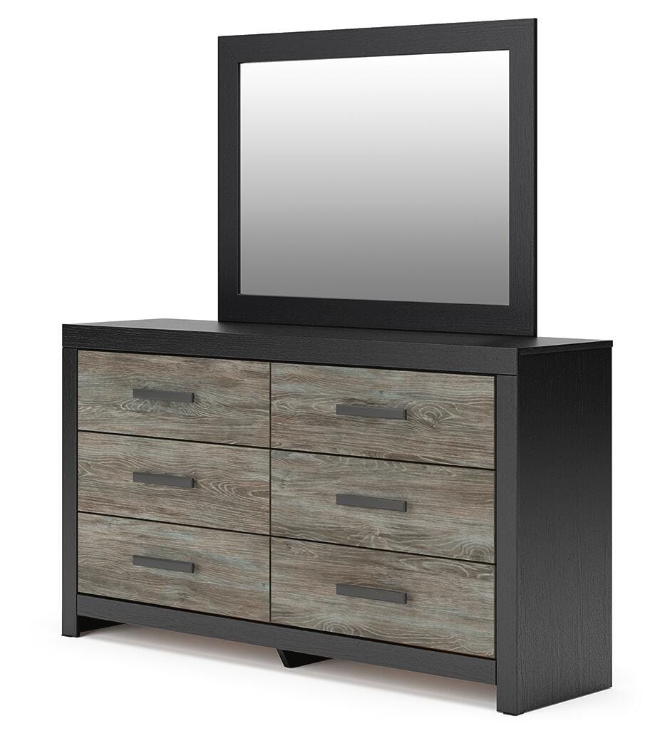 Broachmyn Queen Panel Bed, Dresser, Mirror and Nightstand
