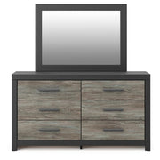 Broachmyn Full Bookcase Bed, Dresser and Mirror