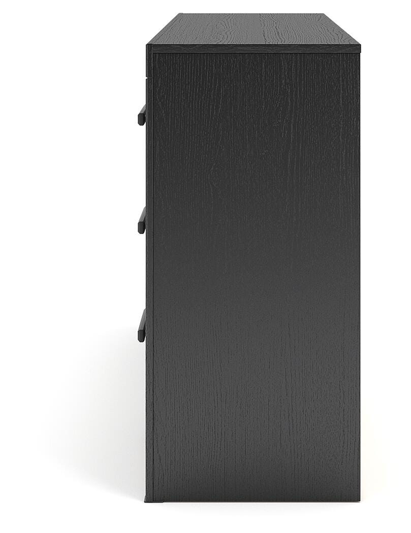 Broachmyn Queen Bookcase Panel Bed, Dresser and Nightstand