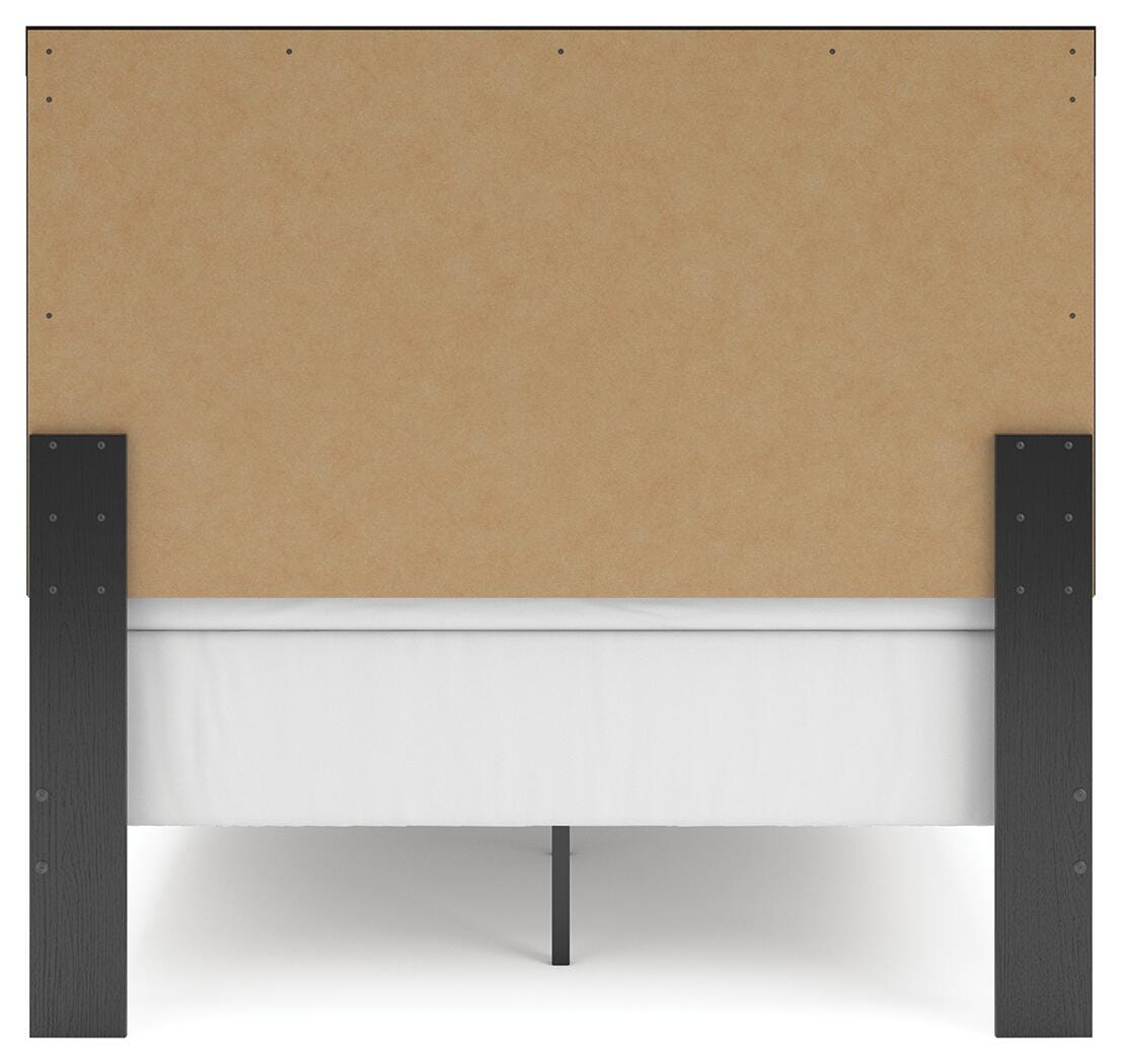 Broachmyn Panel Bed - Black/Gray, Full