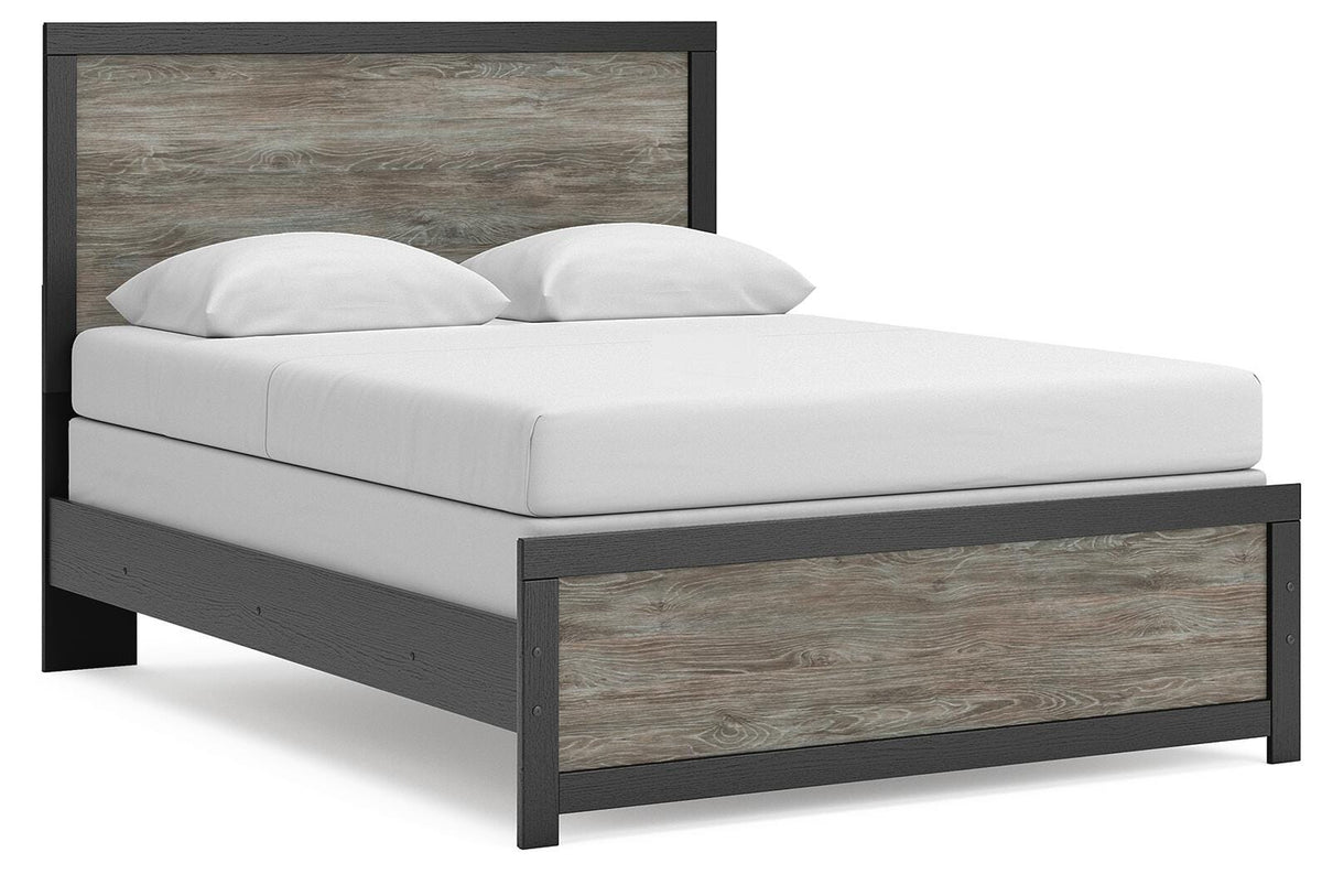 Broachmyn Queen Panel Bed, Dresser, Mirror and Nightstand