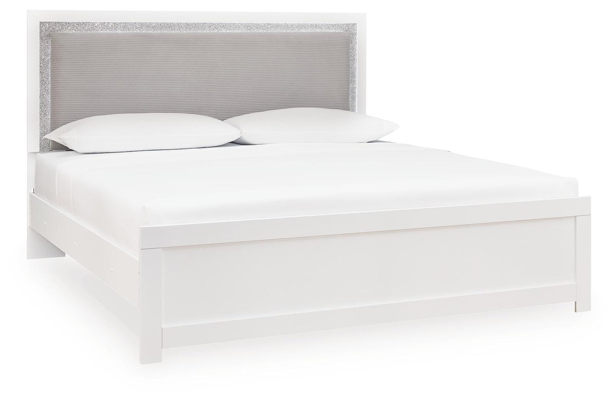 Maeling Queen Upholstered Panel Bed
