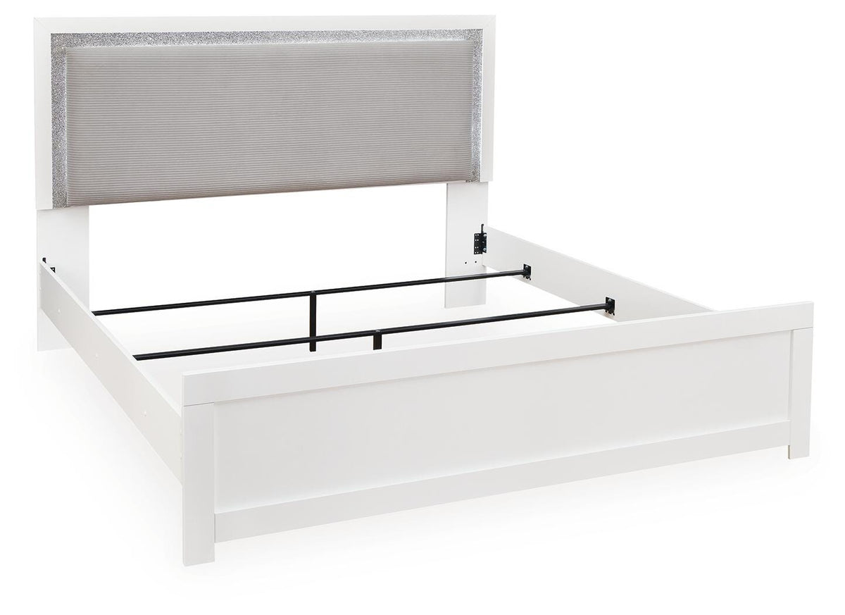 Maeling Queen Upholstered Panel Bed