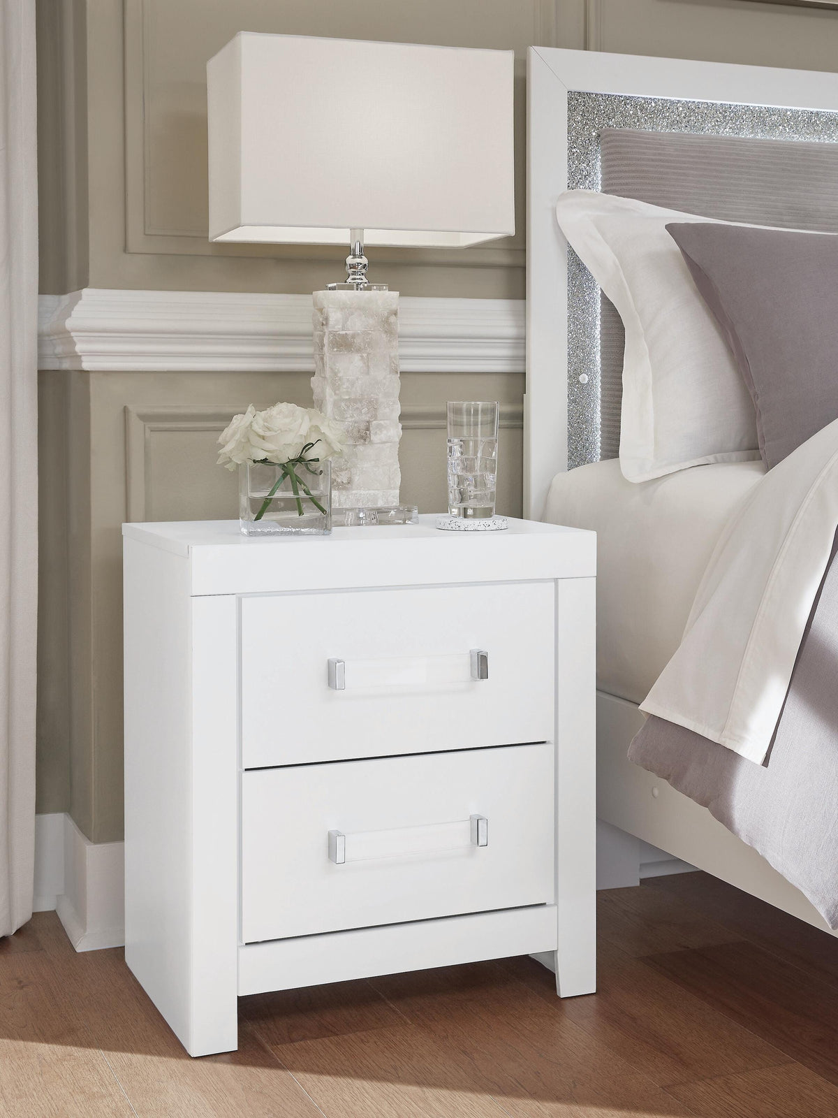 Maeling Two Drawer Night Stand