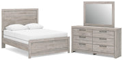 Broachmyn Full Panel Bed, Dresser and Mirror