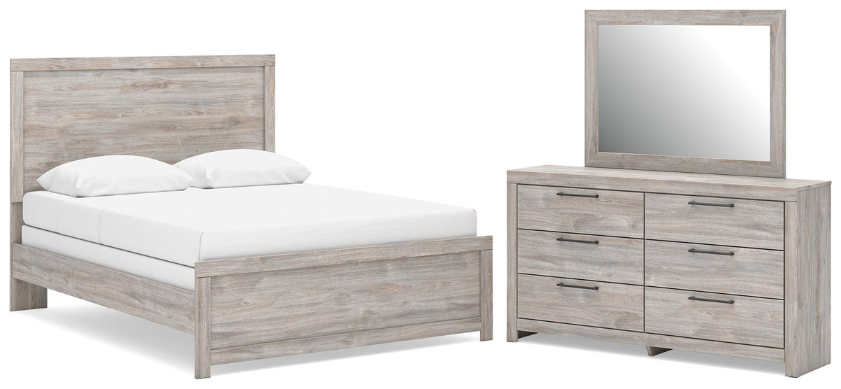 Broachmyn Queen Panel Bed, Dresser and Mirror