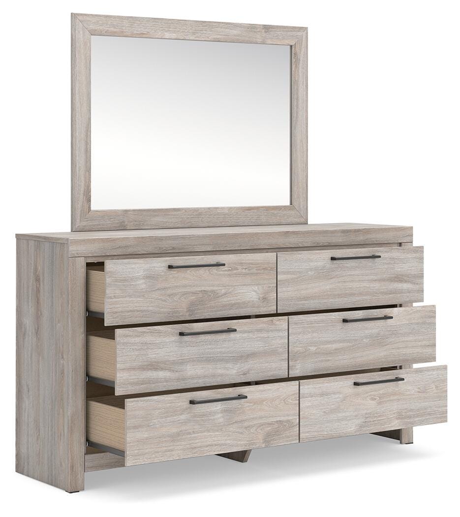 Broachmyn Full Panel Bed, Dresser and Mirror