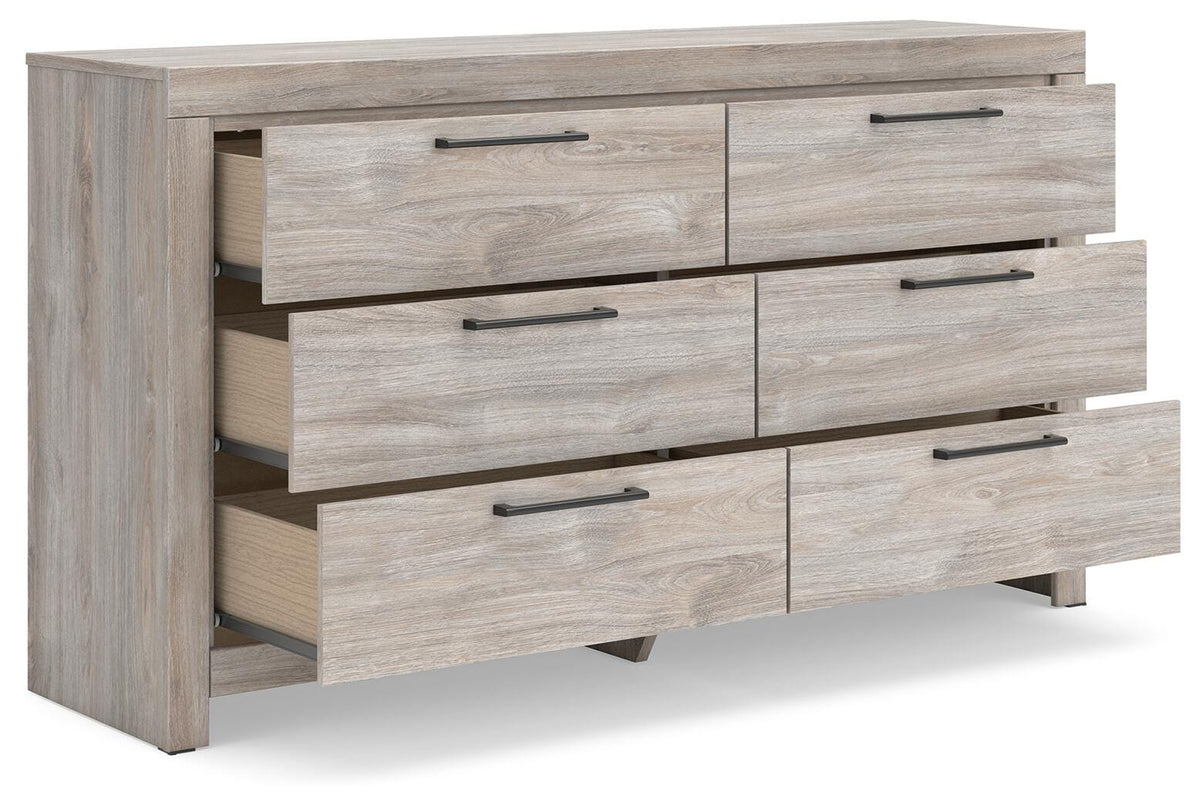 Broachmyn King Panel Bed, Dresser and Nightstand