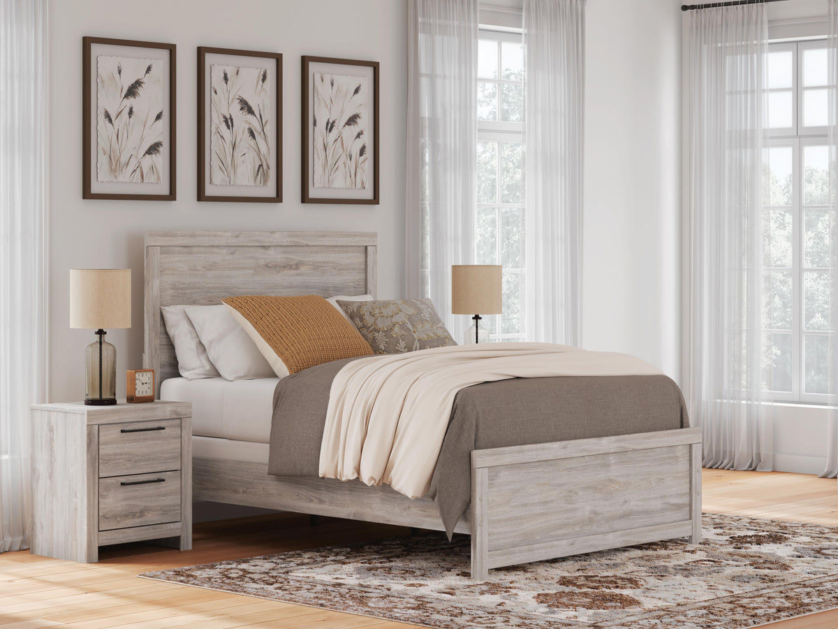 Broachmyn Full Panel Bed, Dresser and Mirror