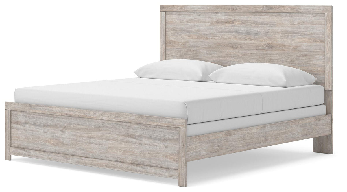 Broachmyn King Panel Bed, Dresser and Nightstand