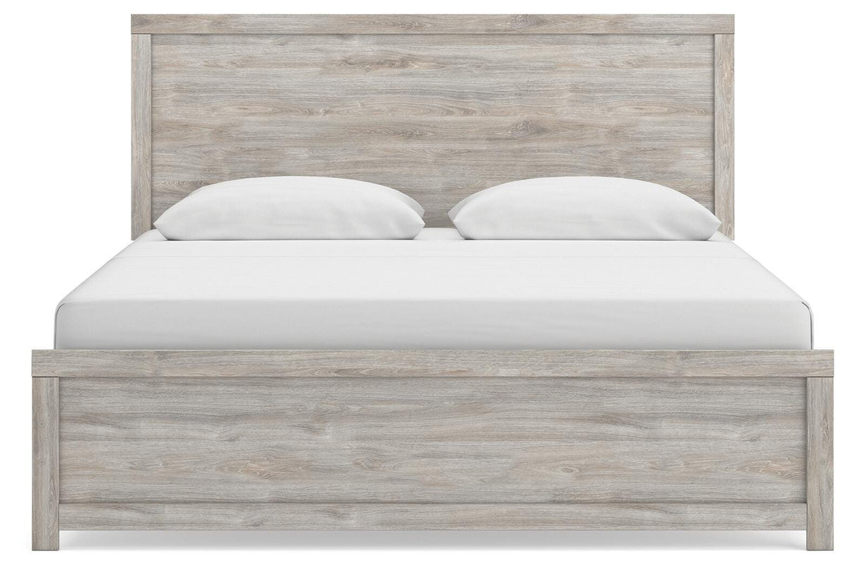 Broachmyn King Panel Bed, Dresser and Nightstand
