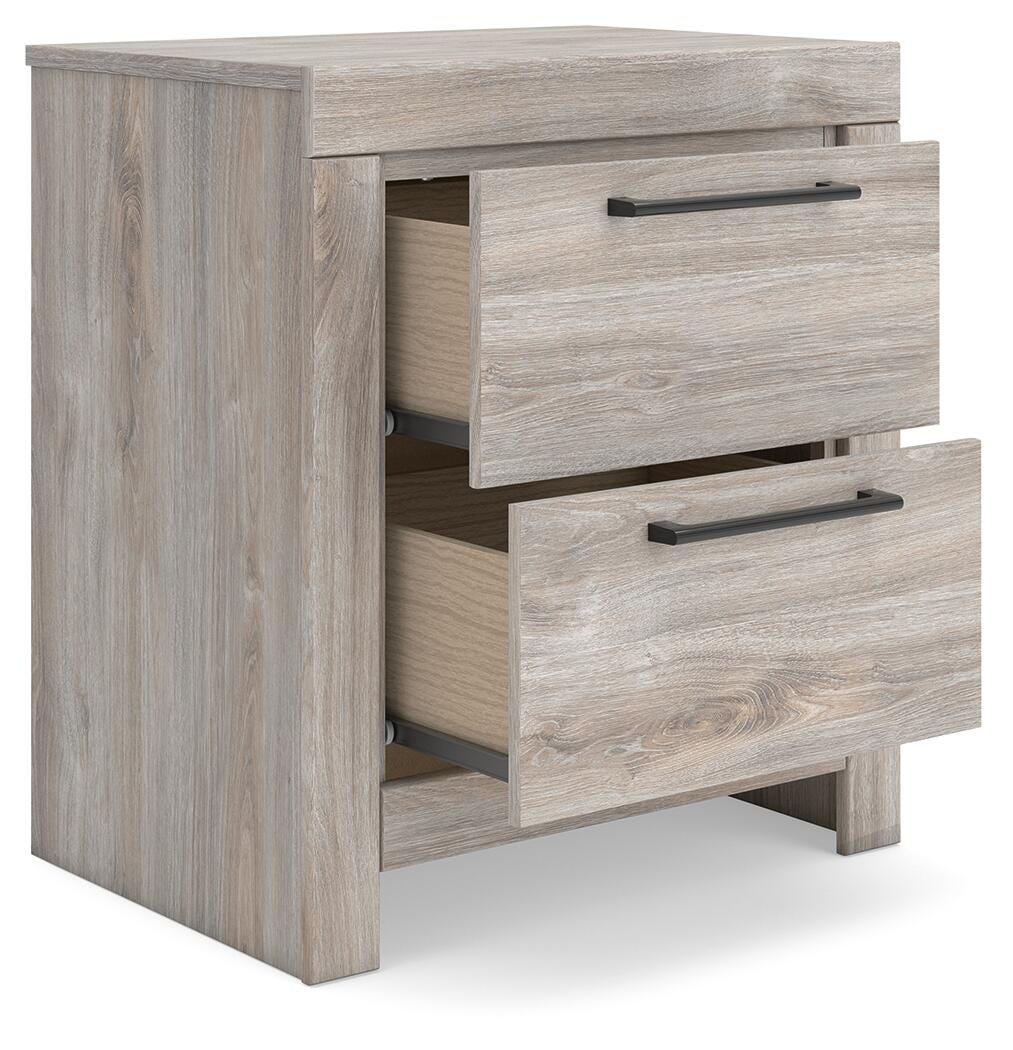 Broachmyn King Panel Bed, Dresser and Nightstand